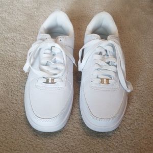 White sneakers